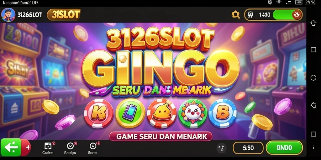 Tampilan gameplay menarik dari 3126SLOT dengan suasana seru permainan Bingo.