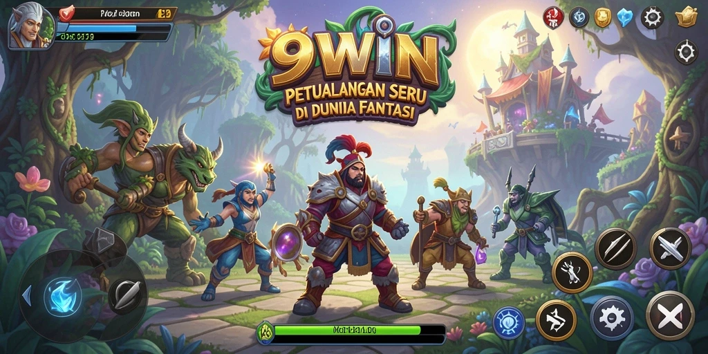 Screenshot gameplay 9WIN yang menampilkan petualangan menarik.