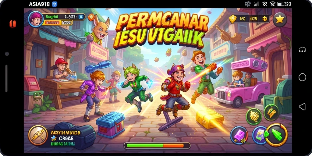 Tangkapan layar utama ASIA918 menampilkan aksi seru permainan Arcade.