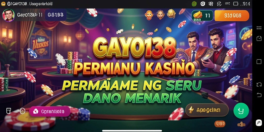 Tampilan menarik dan gameplay mendebarkan di GAYO138.
