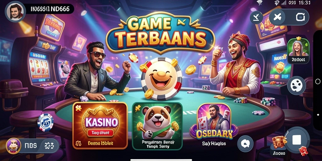 Tampilan gameplay menarik dari IND666 yang penuh aksi Kasino.