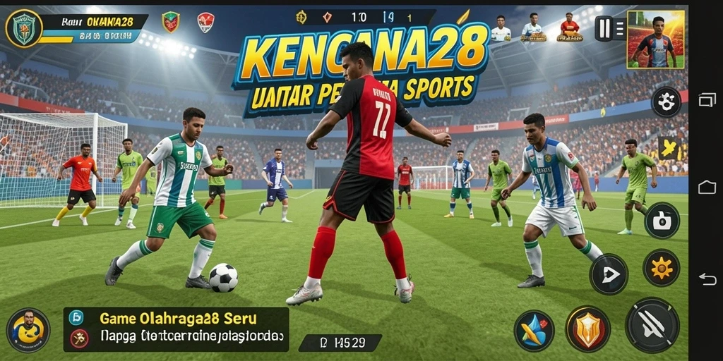 Gameplay seru KENCANA28 dengan berbagai cabang olahraga.