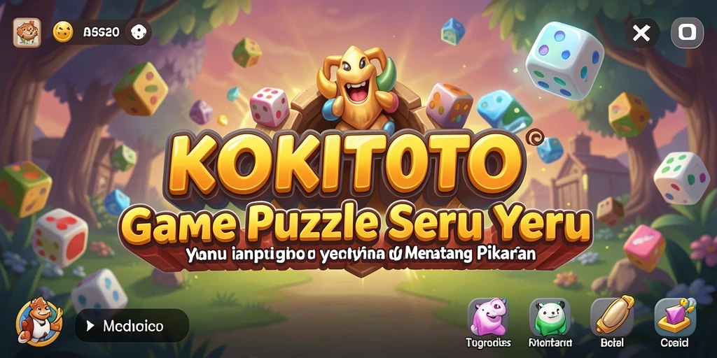 Screenshot menunjukkan gameplay menarik dari KOKITOTO.