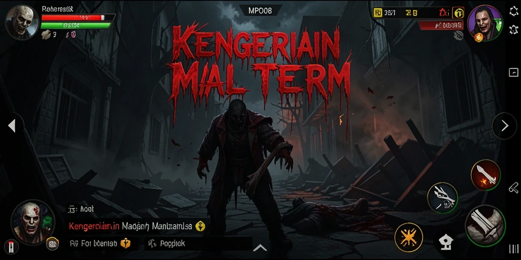 Screenshot MPO08 menampilkan gameplay Horror yang mendebarkan.