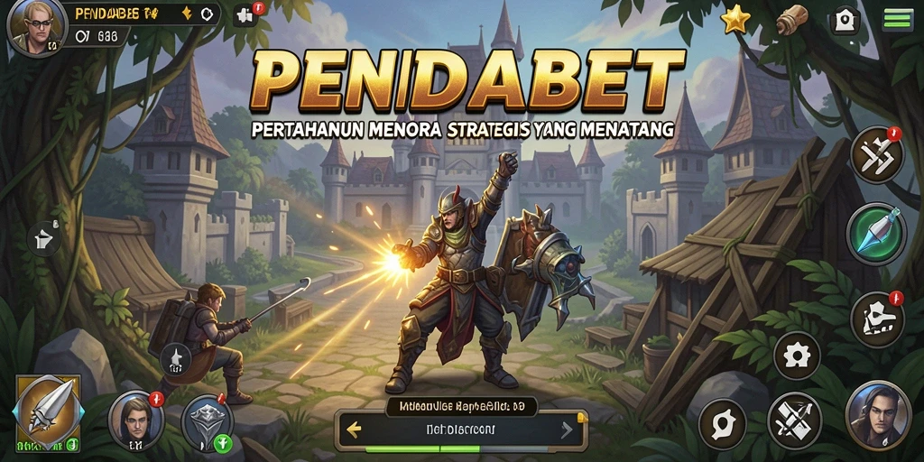 Tampilan menarik dari gameplay game Tower Defense