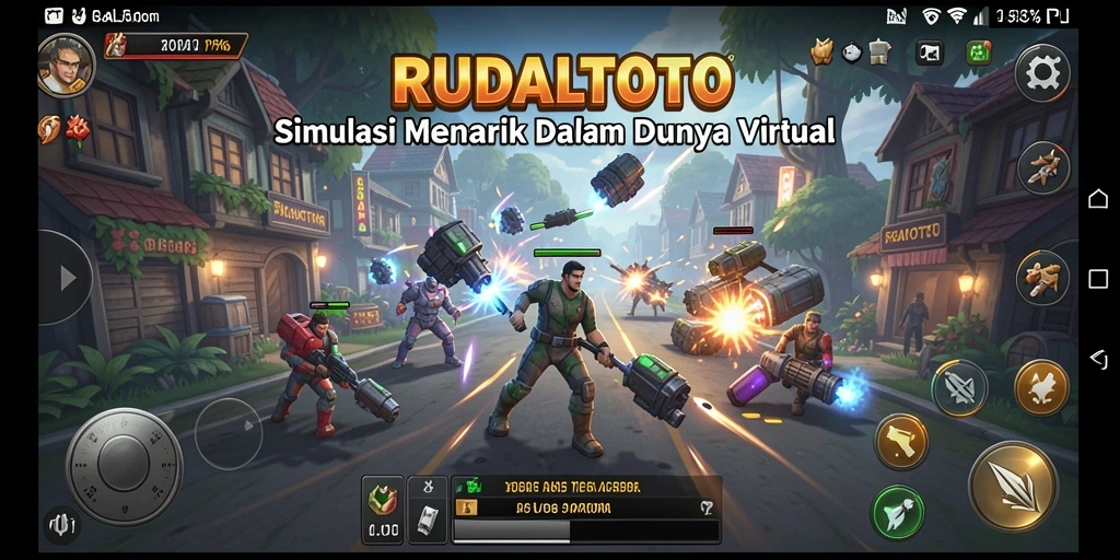 Tangkapan layar menunjukkan gameplay menarik dalam RUDALTOTO.